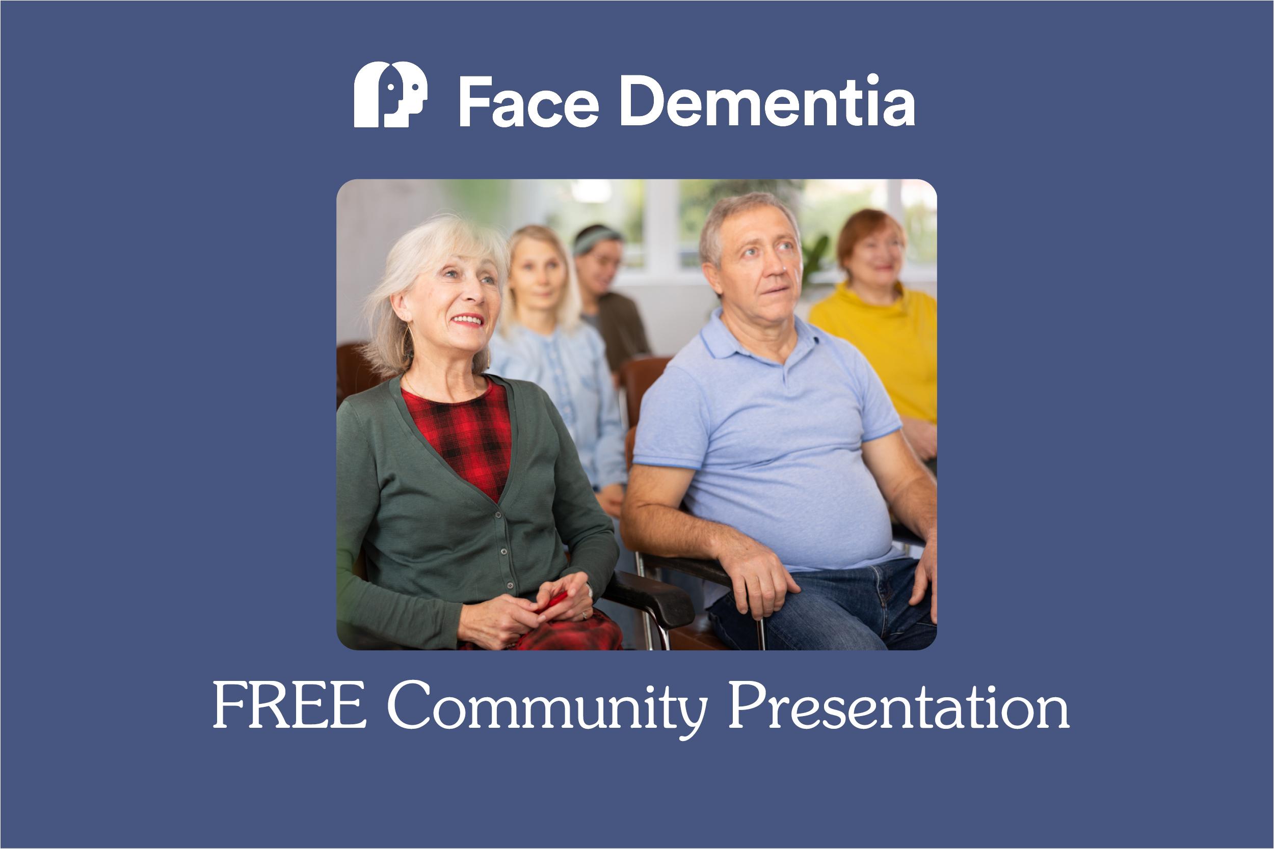 Face Dementia Evening Presentation, Unley Town Hall