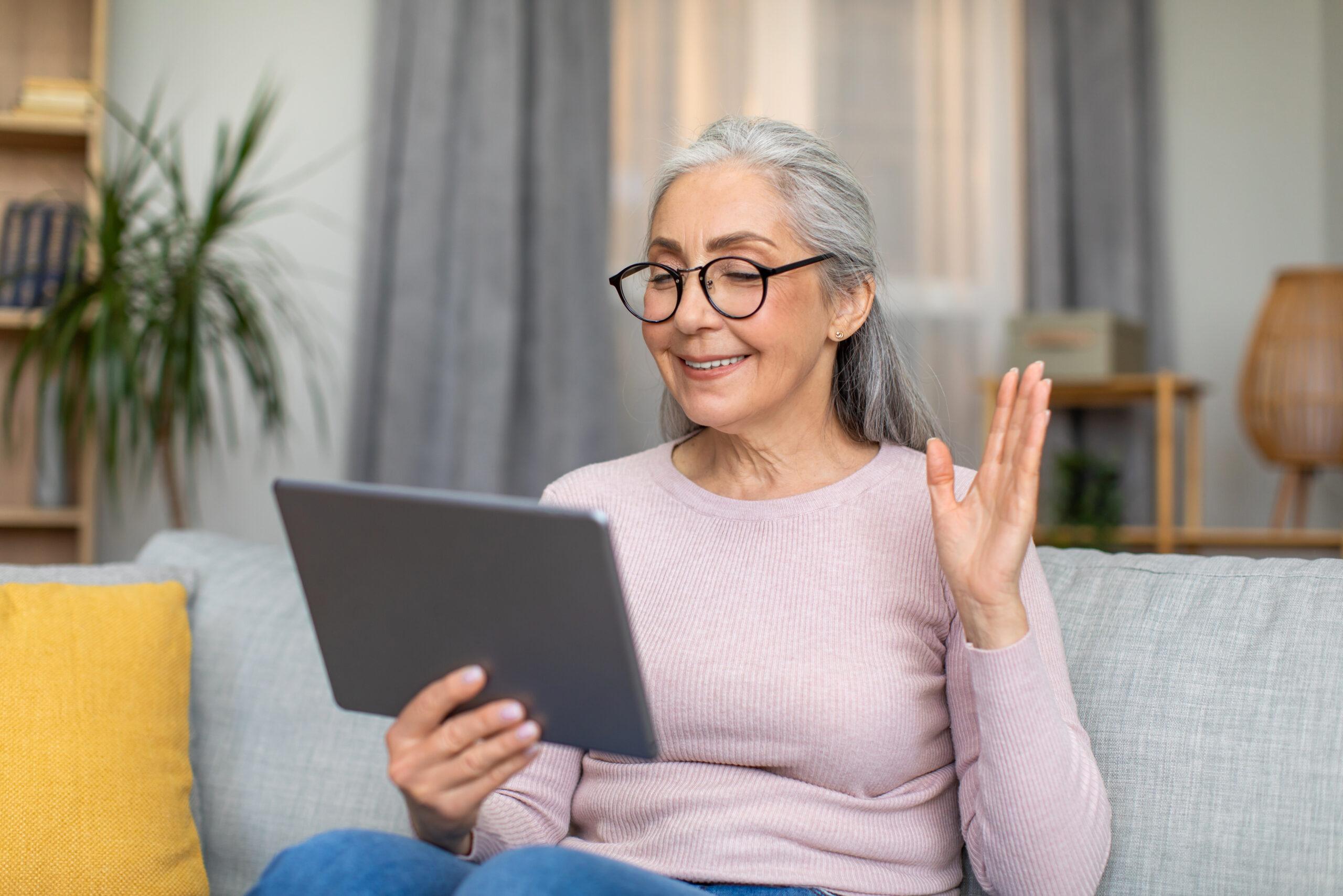 woman watching new videos